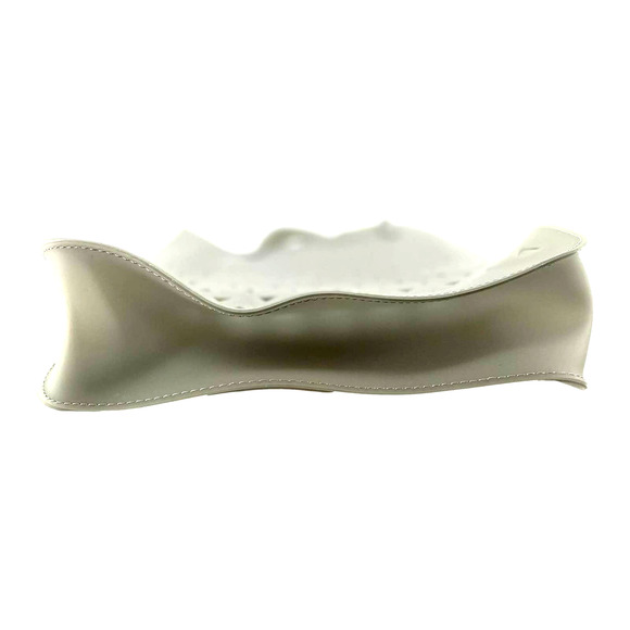 Eddie Borgo Neiman Marcus Gray Perforated Jelly Tote Bag EUC - Picture 7 of 11